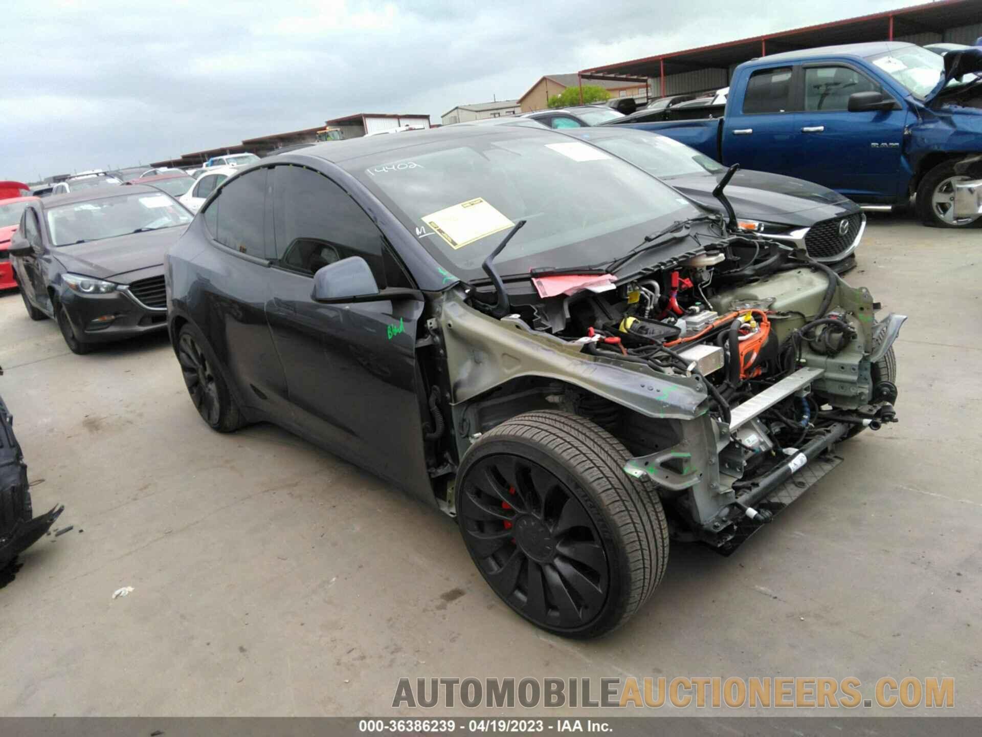 7SAYGDEF8NF390182 TESLA MODEL Y 2022