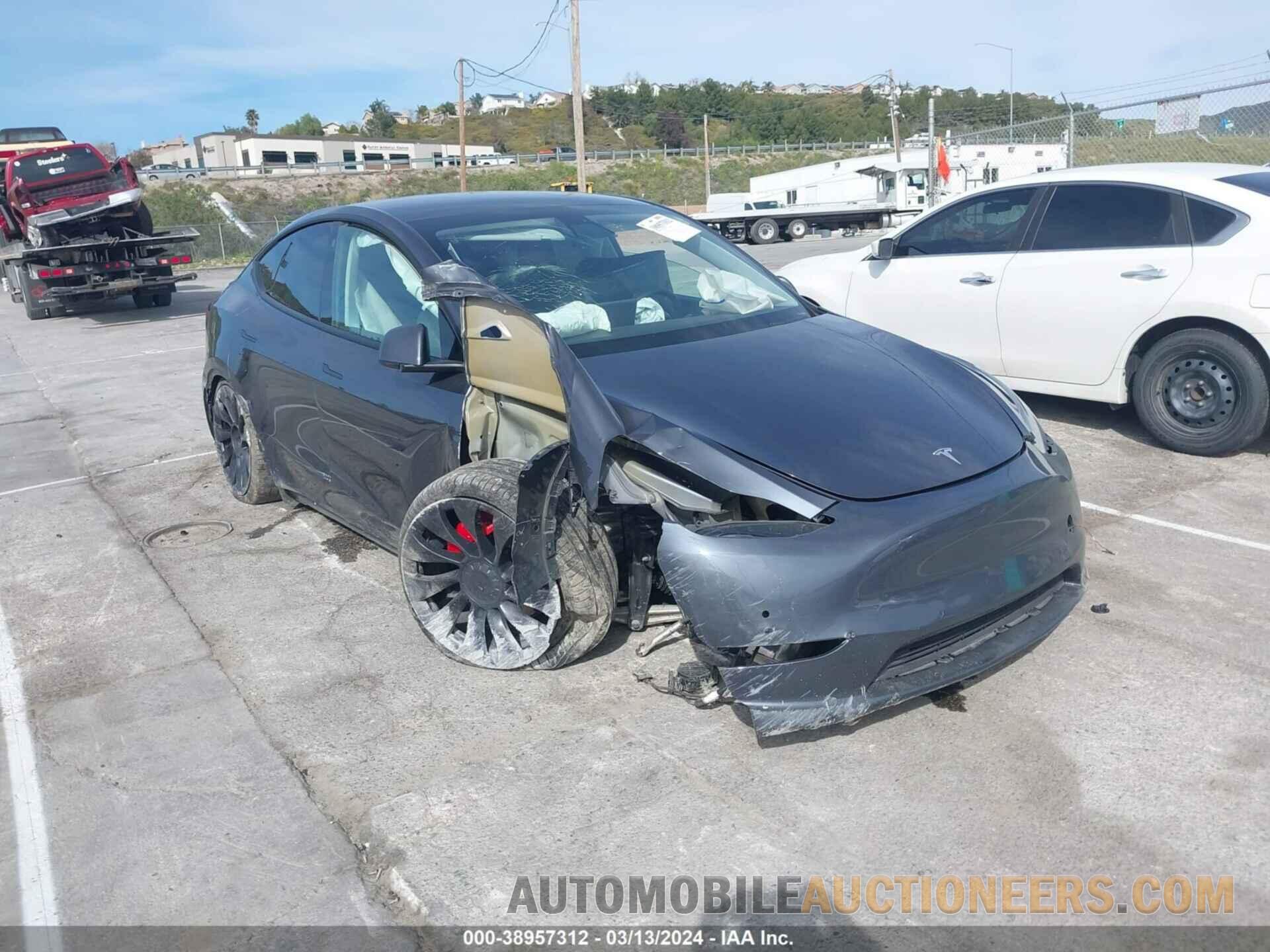 7SAYGDEF8NF404856 TESLA MODEL Y 2022