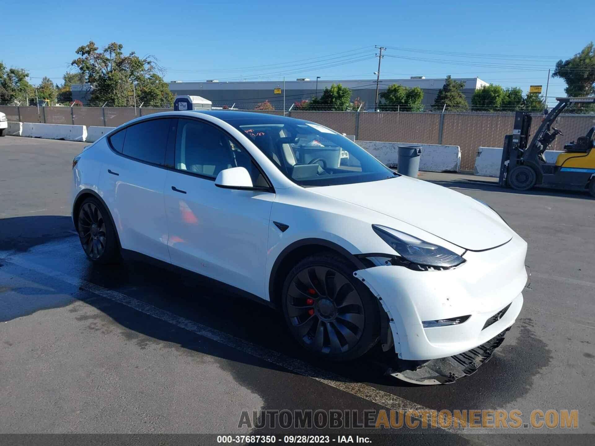 7SAYGDEF8NF404887 TESLA MODEL Y 2022