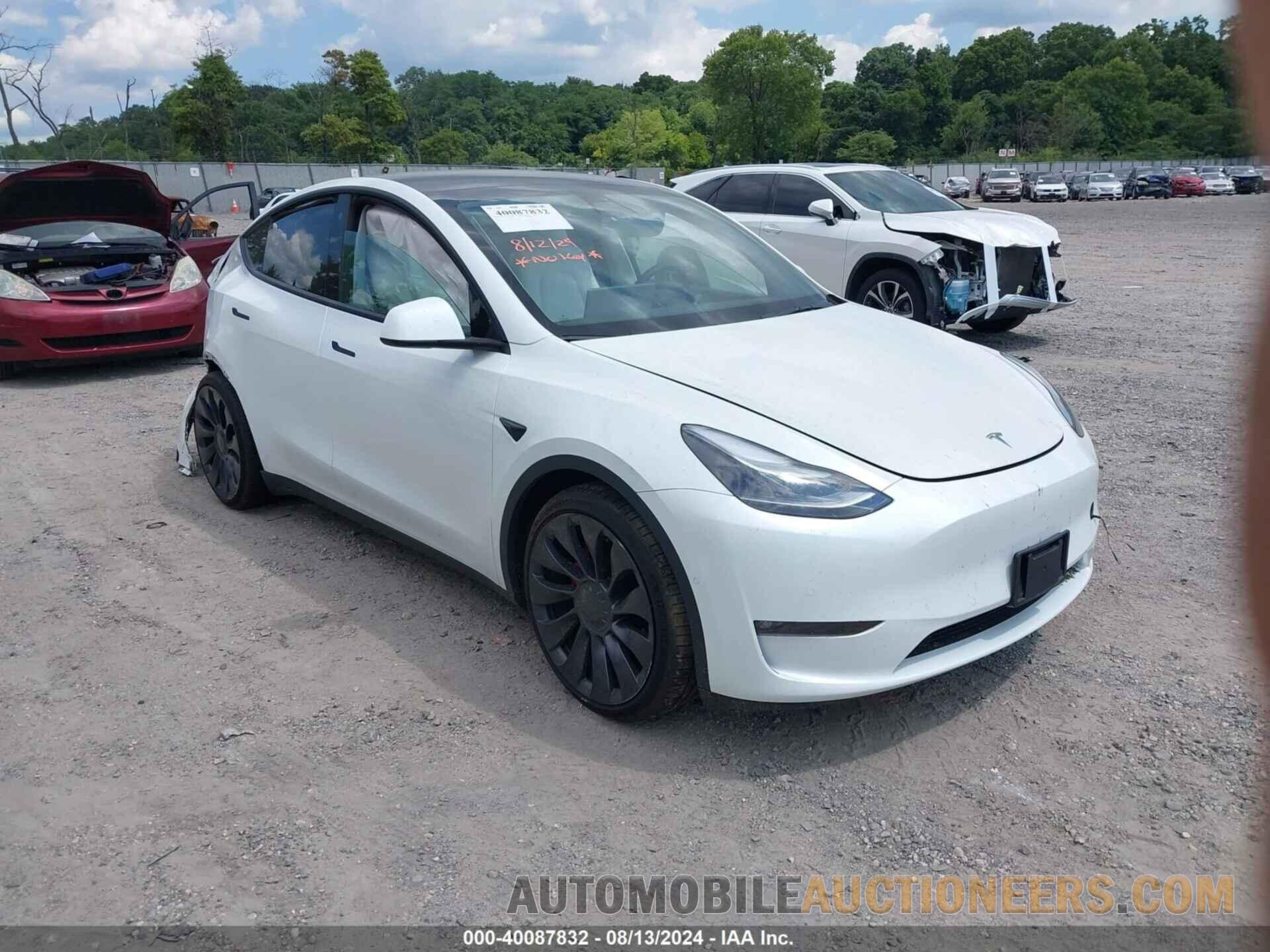 7SAYGDEF8NF405067 TESLA MODEL Y 2022