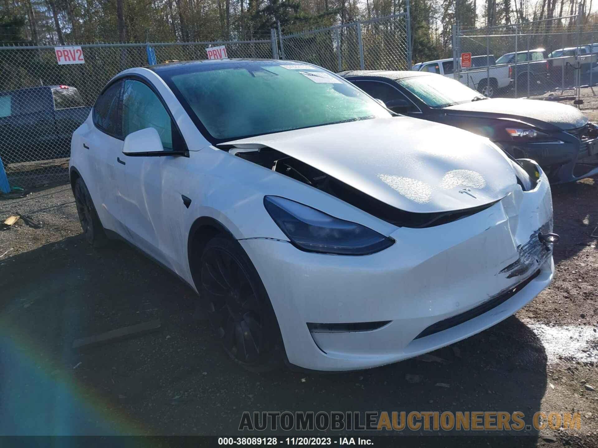 7SAYGDEF8NF409121 TESLA MODEL Y 2022