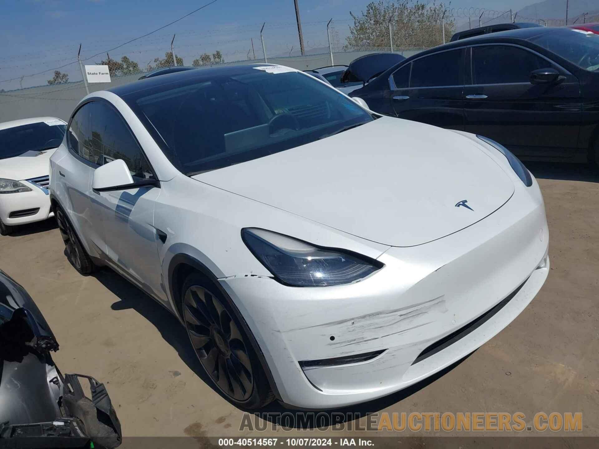 7SAYGDEF8NF409197 TESLA MODEL Y 2022