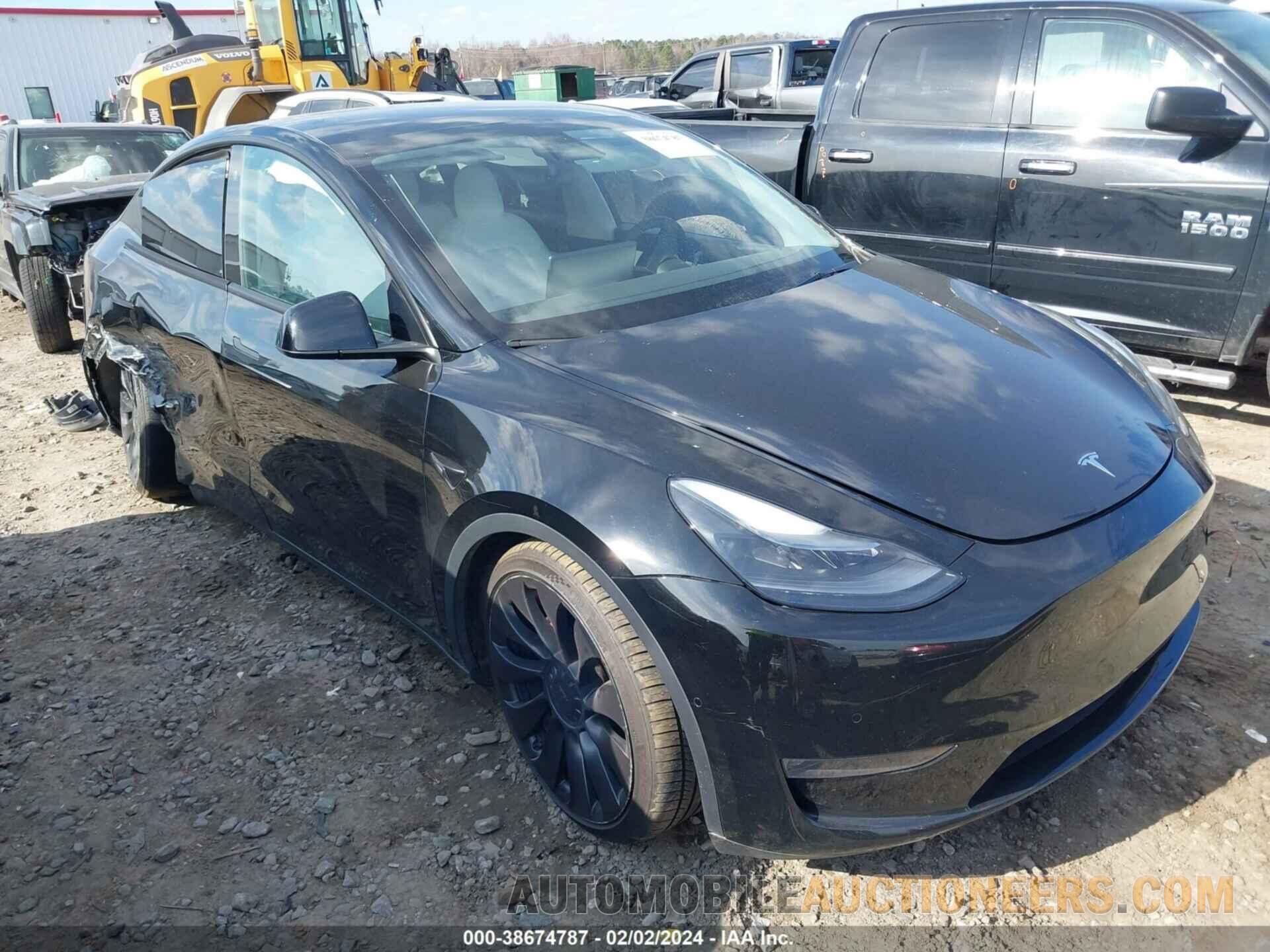 7SAYGDEF8NF438652 TESLA MODEL Y 2022