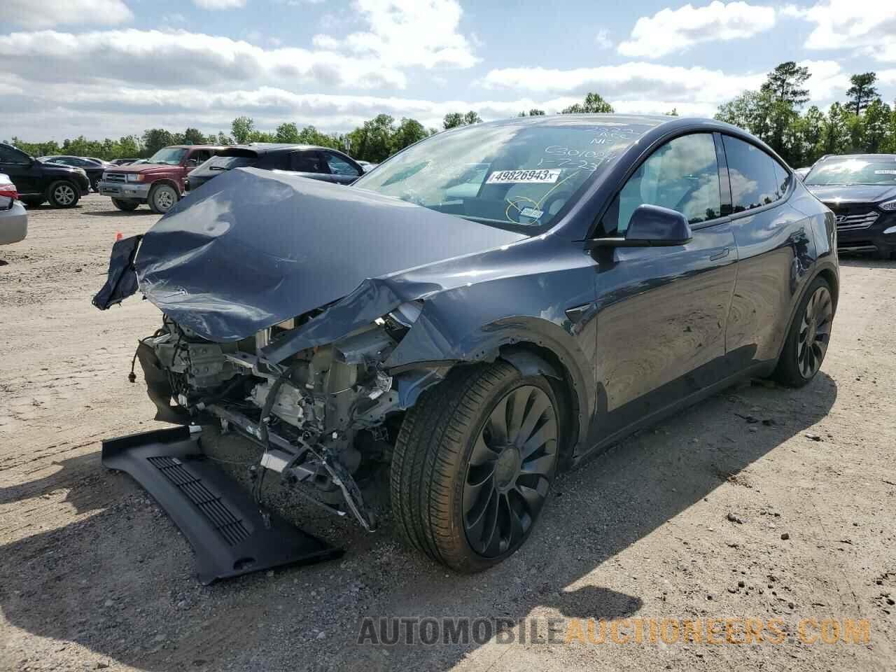 7SAYGDEF8NF445472 TESLA MODEL Y 2022