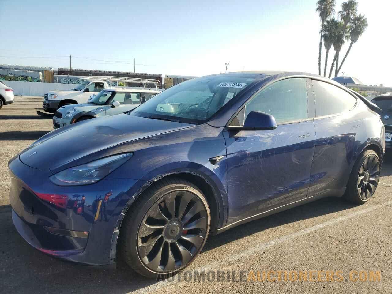 7SAYGDEF8NF446623 TESLA MODEL Y 2022