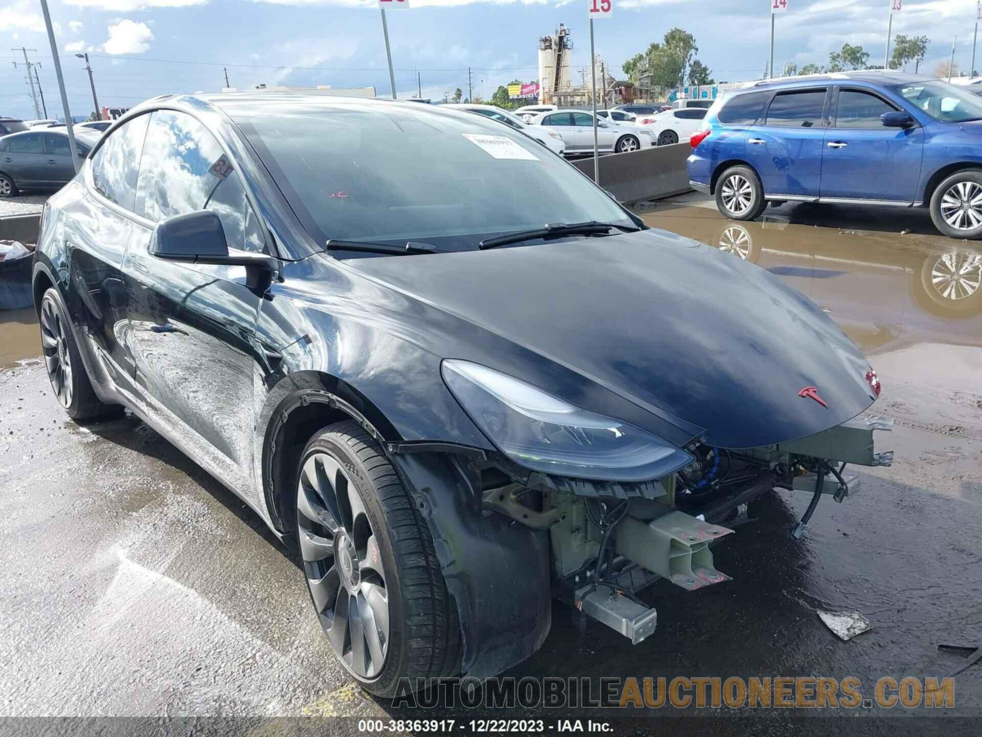 7SAYGDEF8NF452194 TESLA MODEL Y 2022