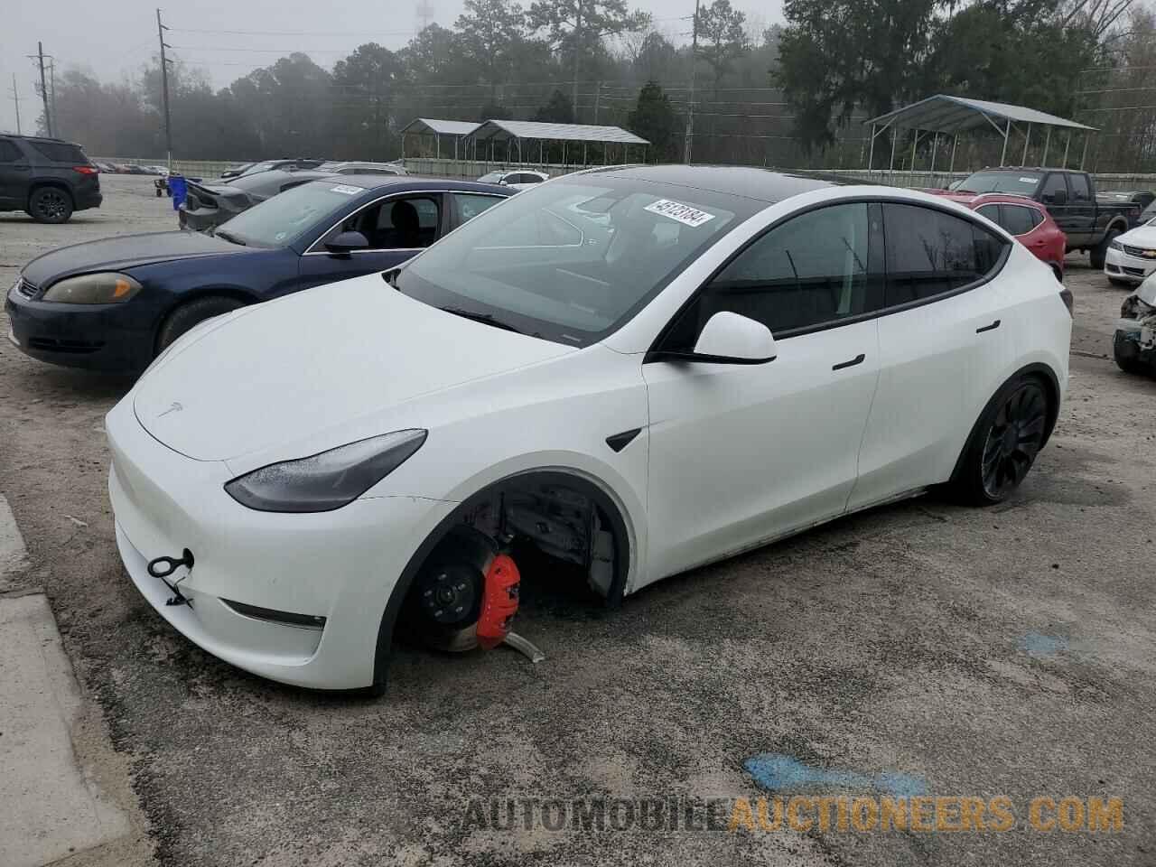 7SAYGDEF8NF454589 TESLA MODEL Y 2022