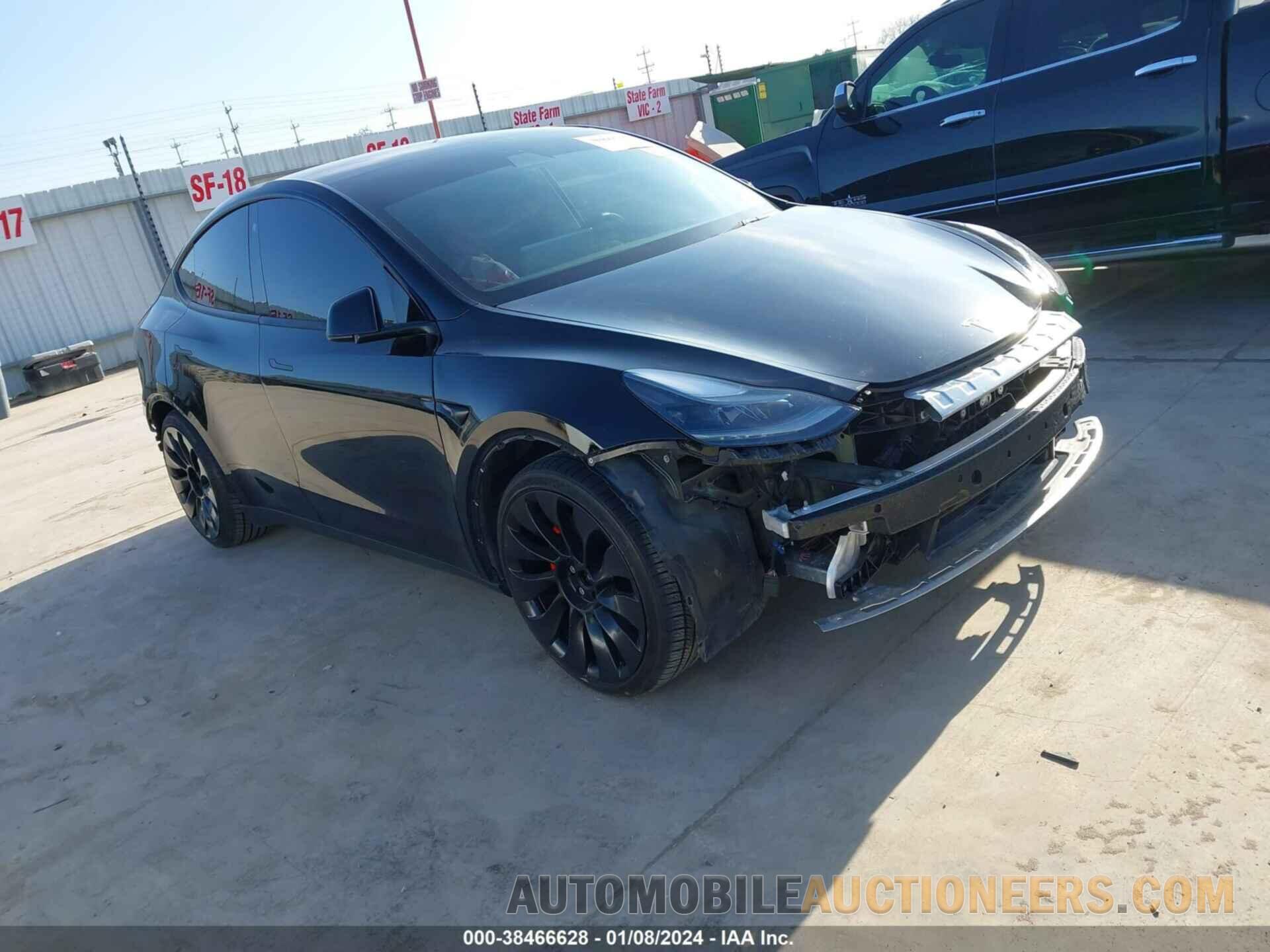 7SAYGDEF8NF466905 TESLA MODEL Y 2022