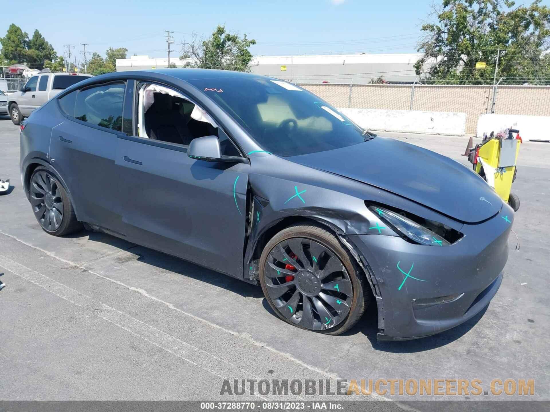 7SAYGDEF8NF485244 TESLA MODEL Y 2022