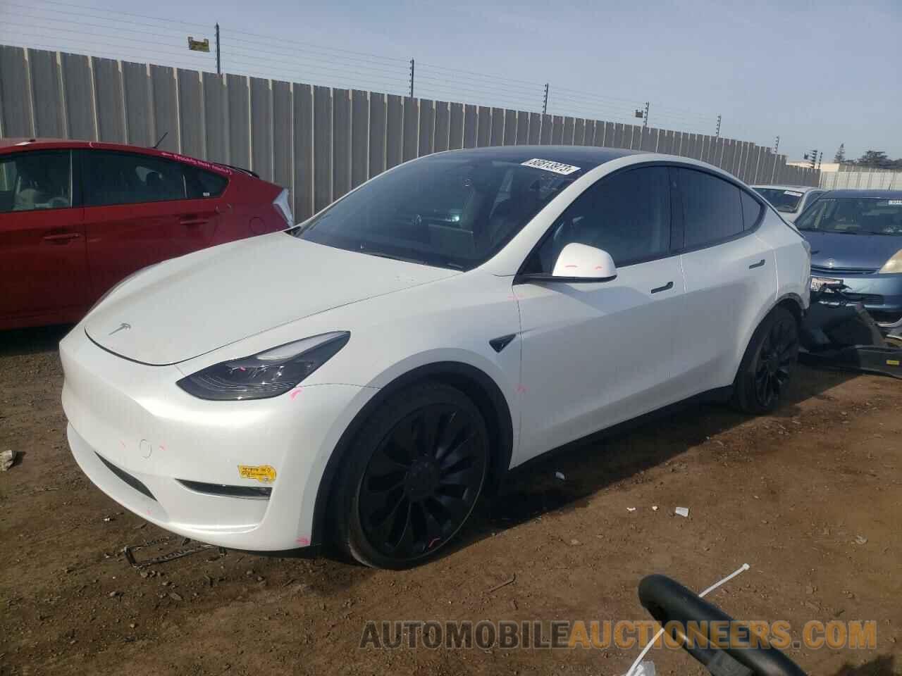 7SAYGDEF8NF486135 TESLA MODEL Y 2022