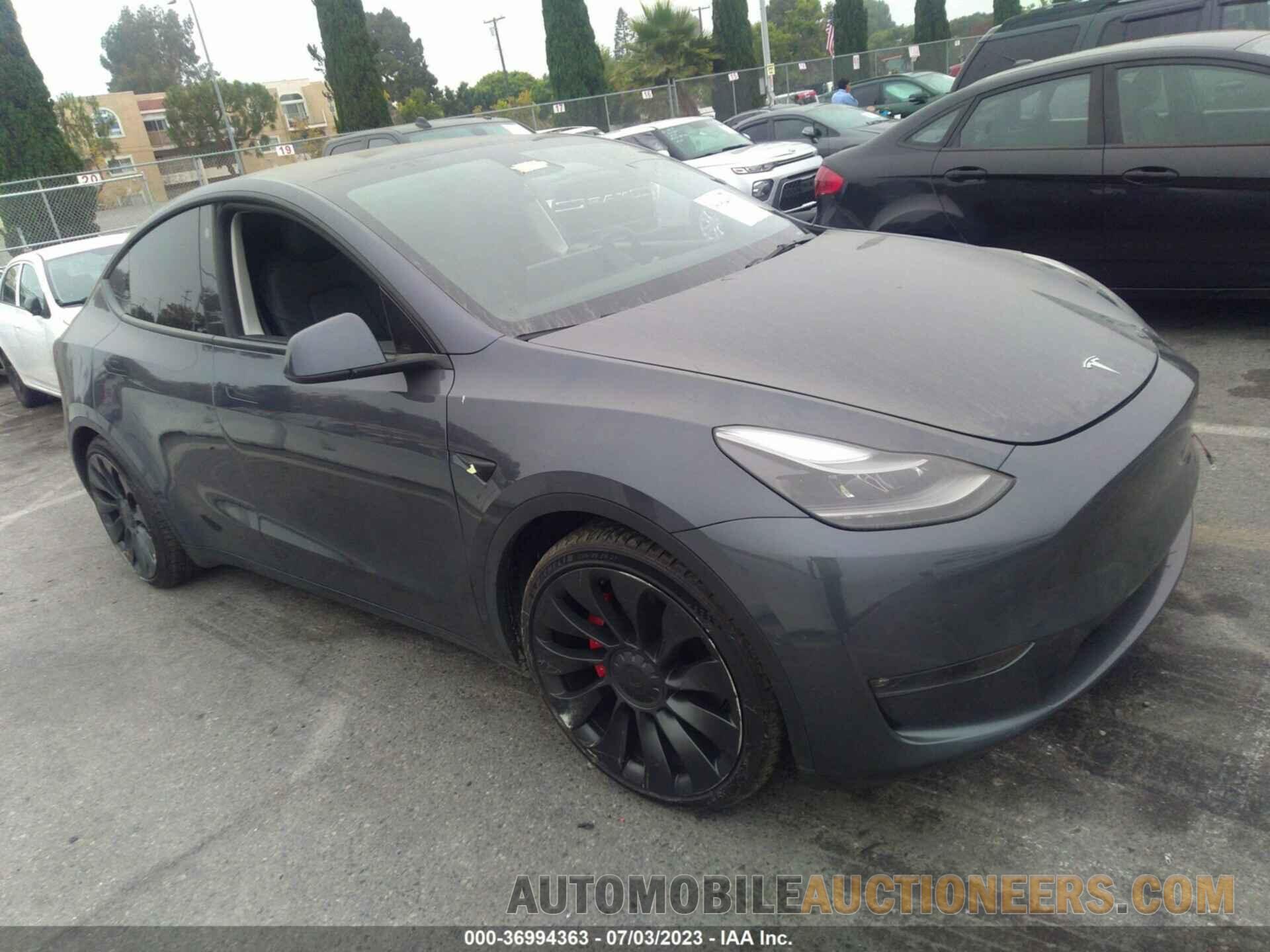 7SAYGDEF8NF492744 TESLA MODEL Y 2022