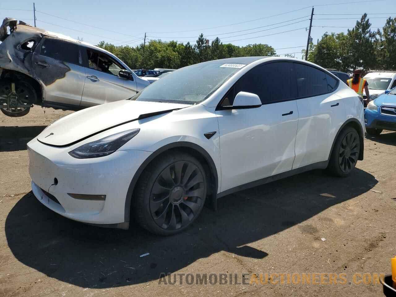 7SAYGDEF8NF498754 TESLA MODEL Y 2022