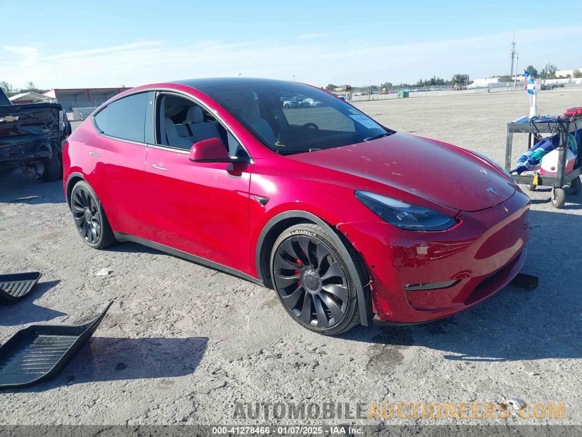 7SAYGDEF8NF510448 TESLA MODEL Y 2022