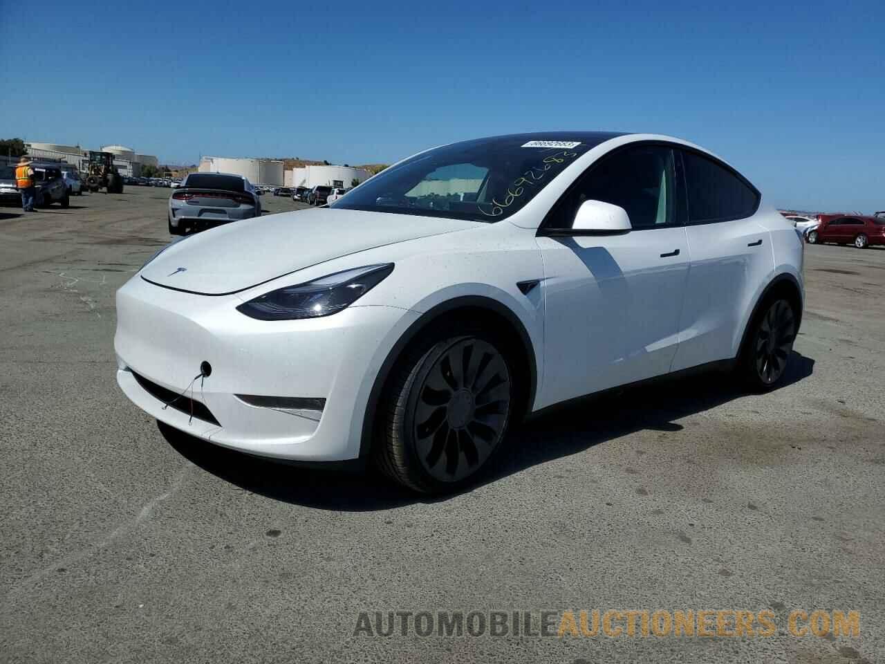 7SAYGDEF8NF512460 TESLA MODEL Y 2022