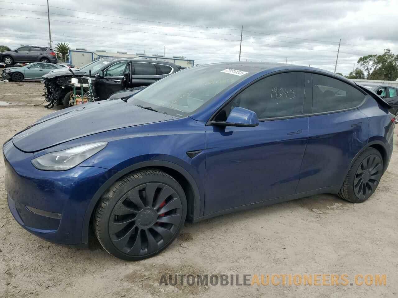 7SAYGDEF8NF513902 TESLA MODEL Y 2022