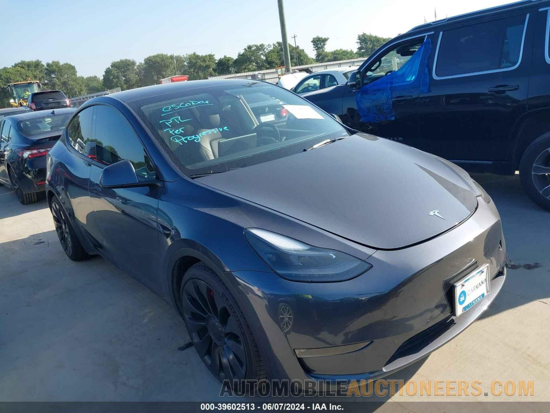 7SAYGDEF8NF520915 TESLA MODEL Y 2022