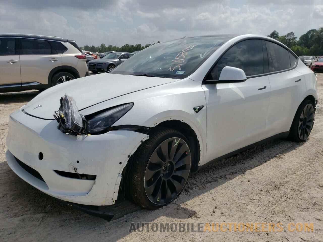 7SAYGDEF8NF537455 TESLA MODEL Y 2022