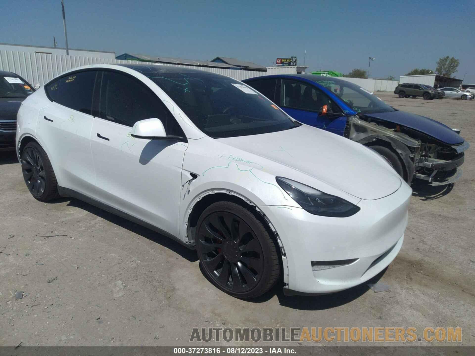 7SAYGDEF8NF537794 TESLA MODEL Y 2022