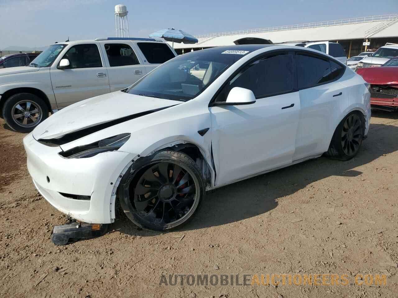 7SAYGDEF8NF543417 TESLA MODEL Y 2022