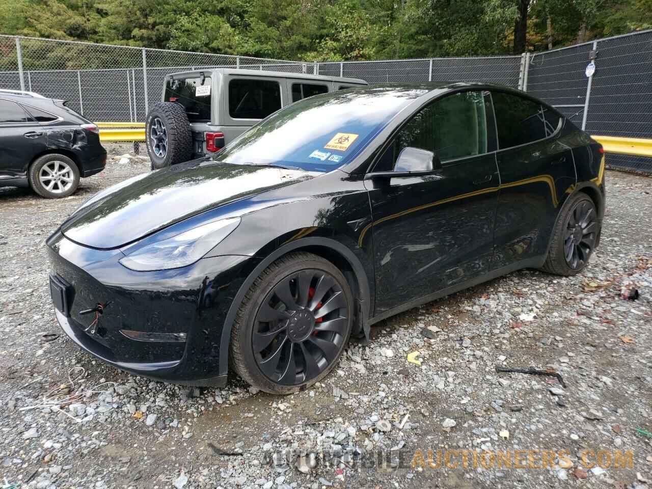 7SAYGDEF8NF549203 TESLA MODEL Y 2022