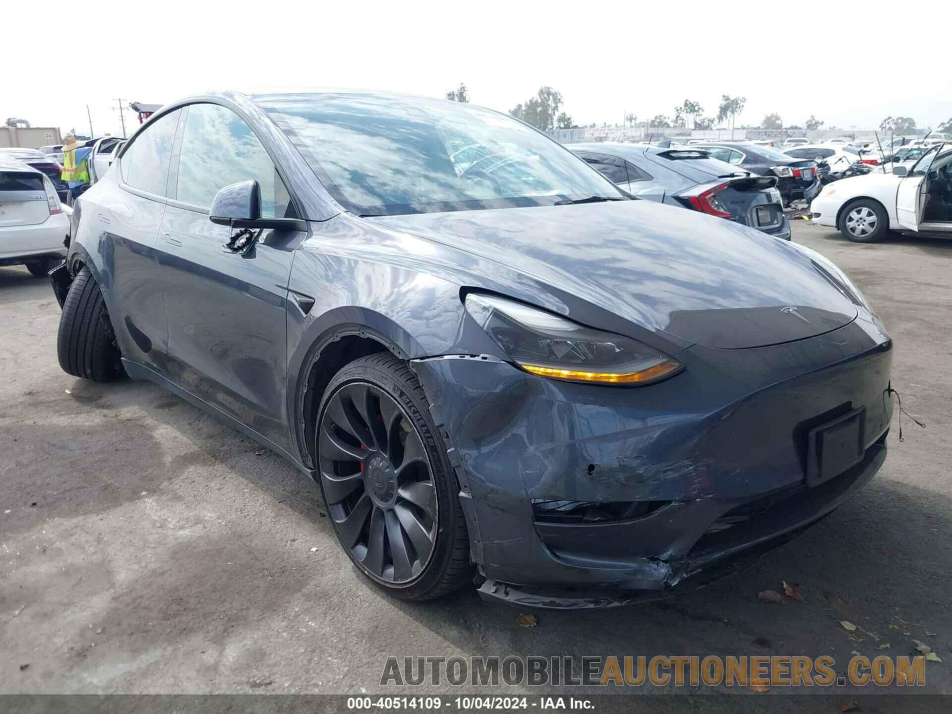 7SAYGDEF8NF557513 TESLA MODEL Y 2022