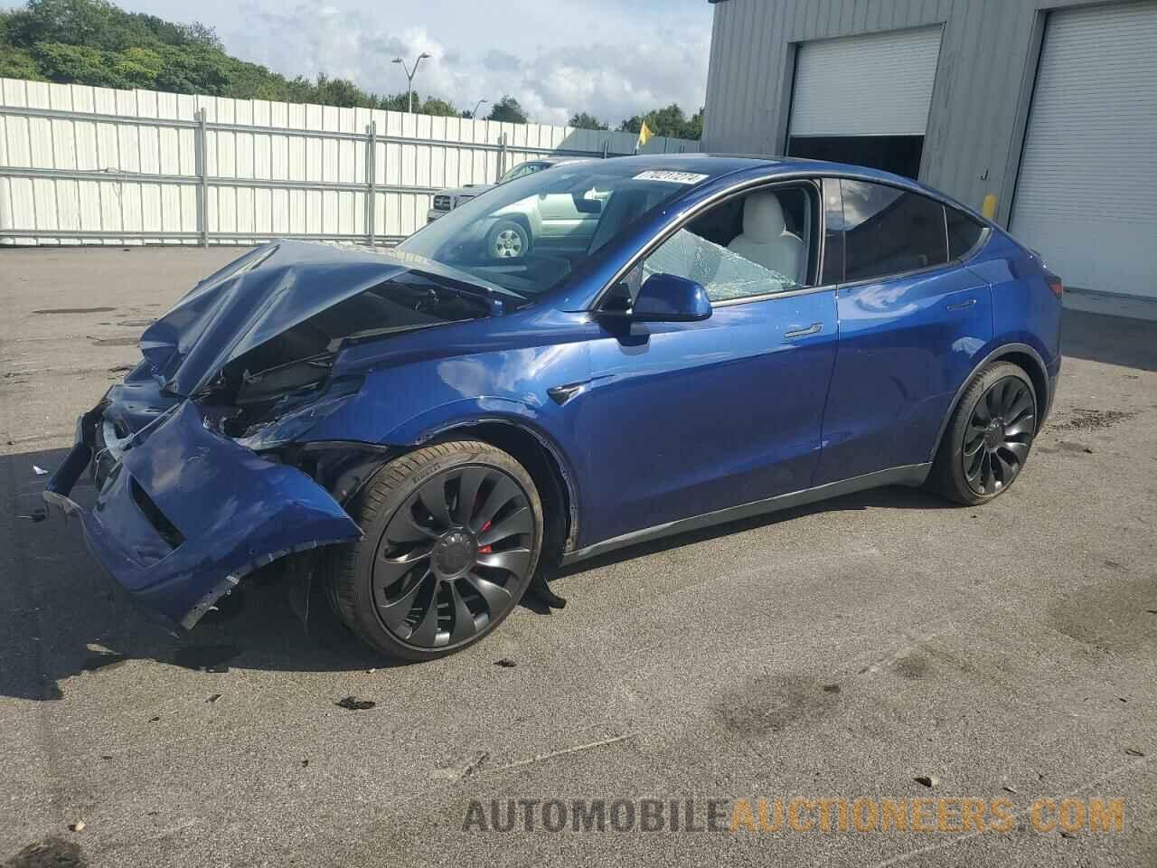 7SAYGDEF8NF570116 TESLA MODEL Y 2022