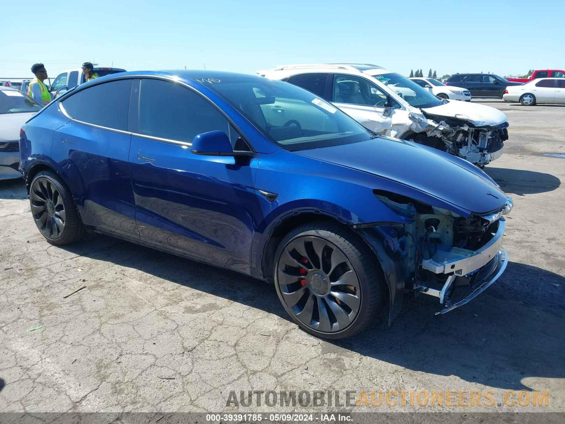 7SAYGDEF8NF573114 TESLA MODEL Y 2022