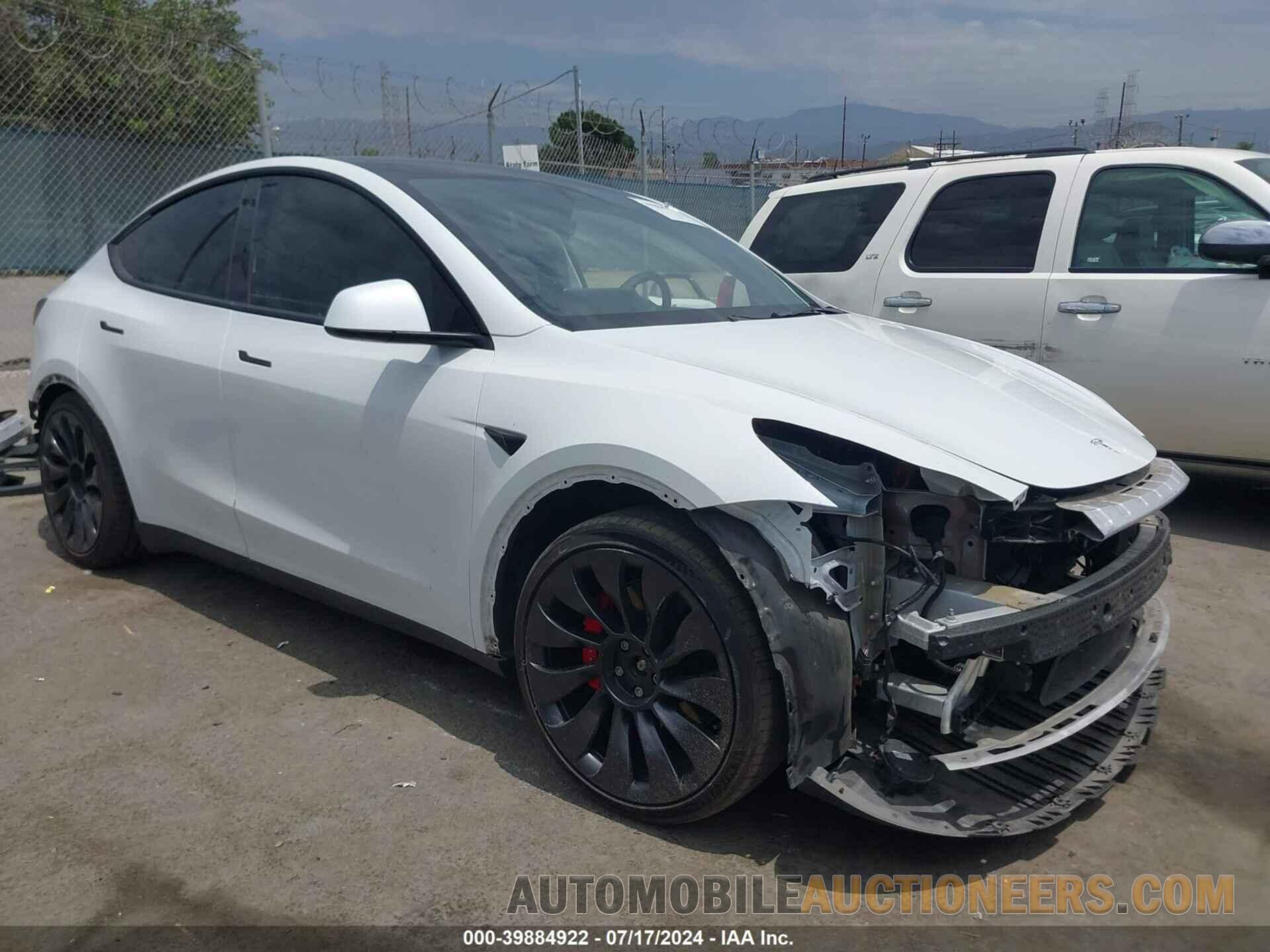 7SAYGDEF9NF391907 TESLA MODEL Y 2022