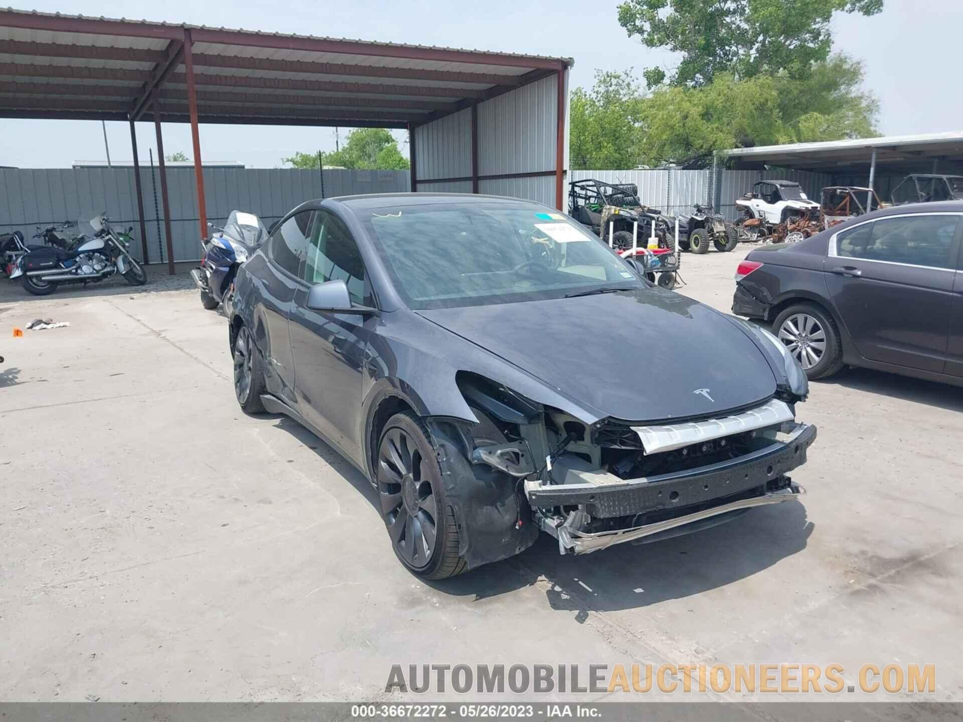 7SAYGDEF9NF454598 TESLA MODEL Y 2022