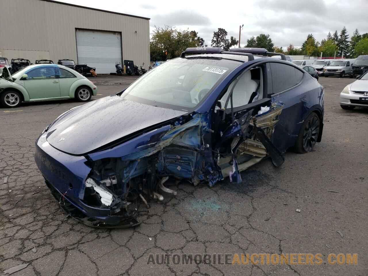 7SAYGDEF9NF464712 TESLA MODEL Y 2022