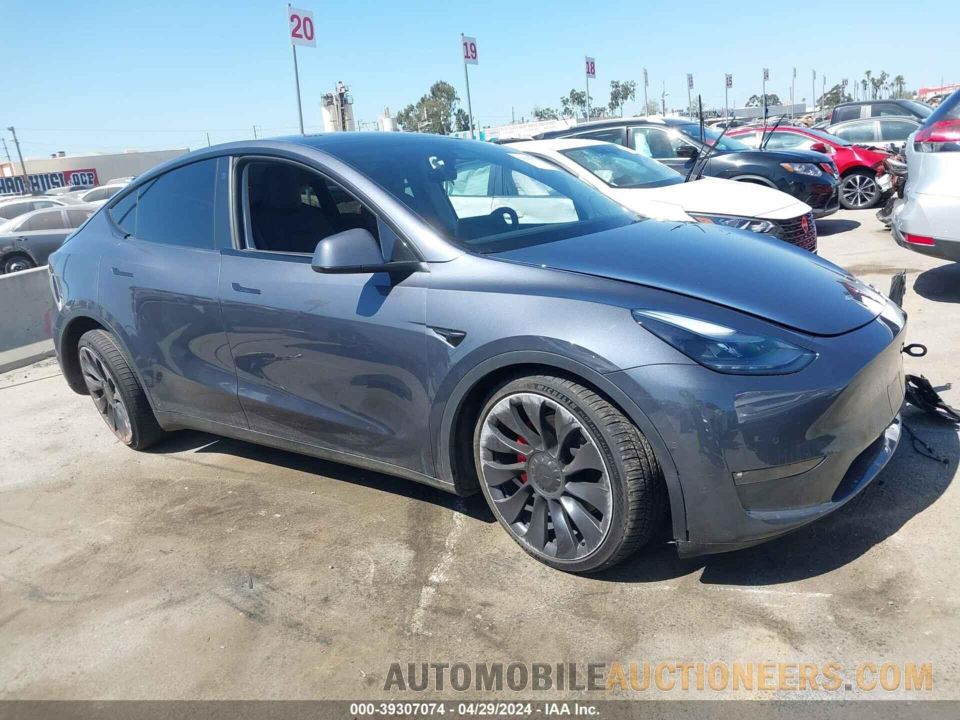 7SAYGDEF9NF492607 TESLA MODEL Y 2022