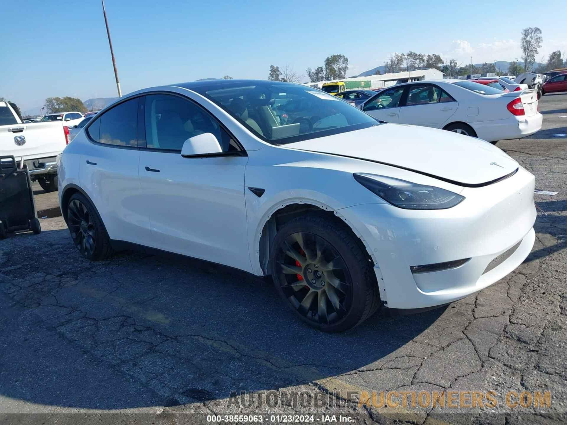 7SAYGDEF9NF537027 TESLA MODEL Y 2022