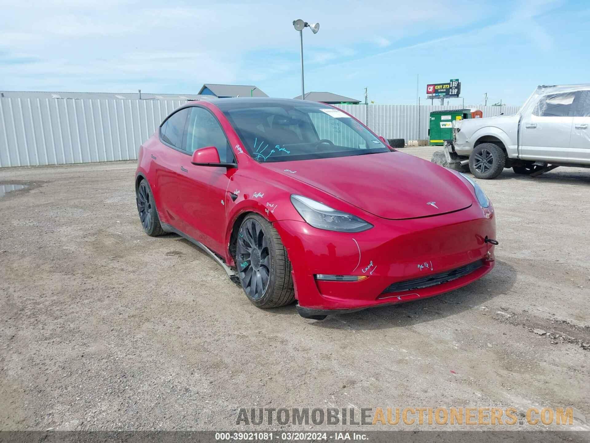 7SAYGDEF9PF708393 TESLA MODEL Y 2023