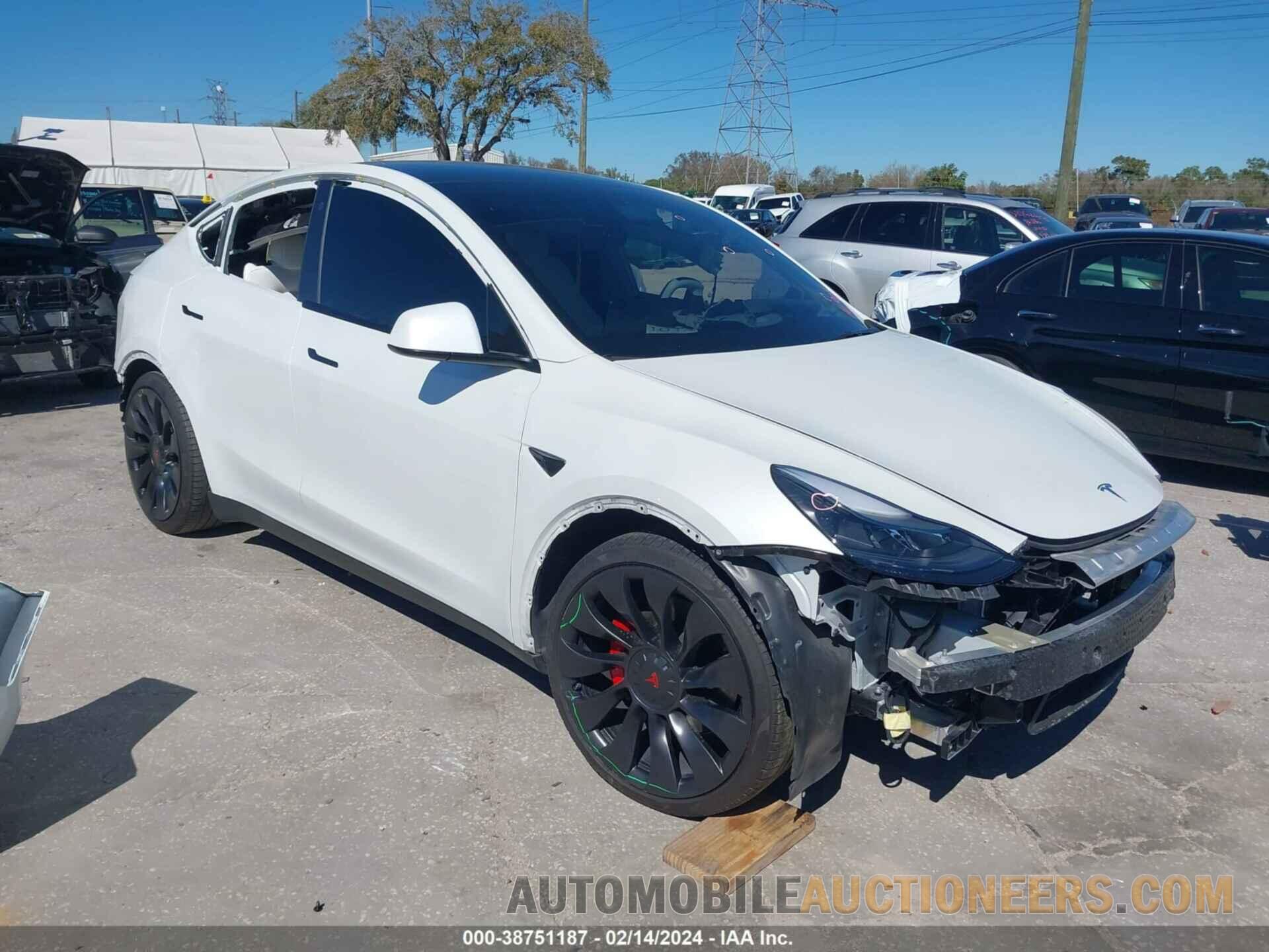 7SAYGDEFXNF377773 TESLA MODEL Y 2022