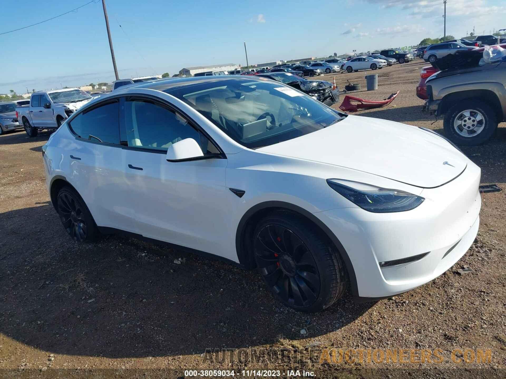 7SAYGDEFXNF456733 TESLA MODEL Y 2022