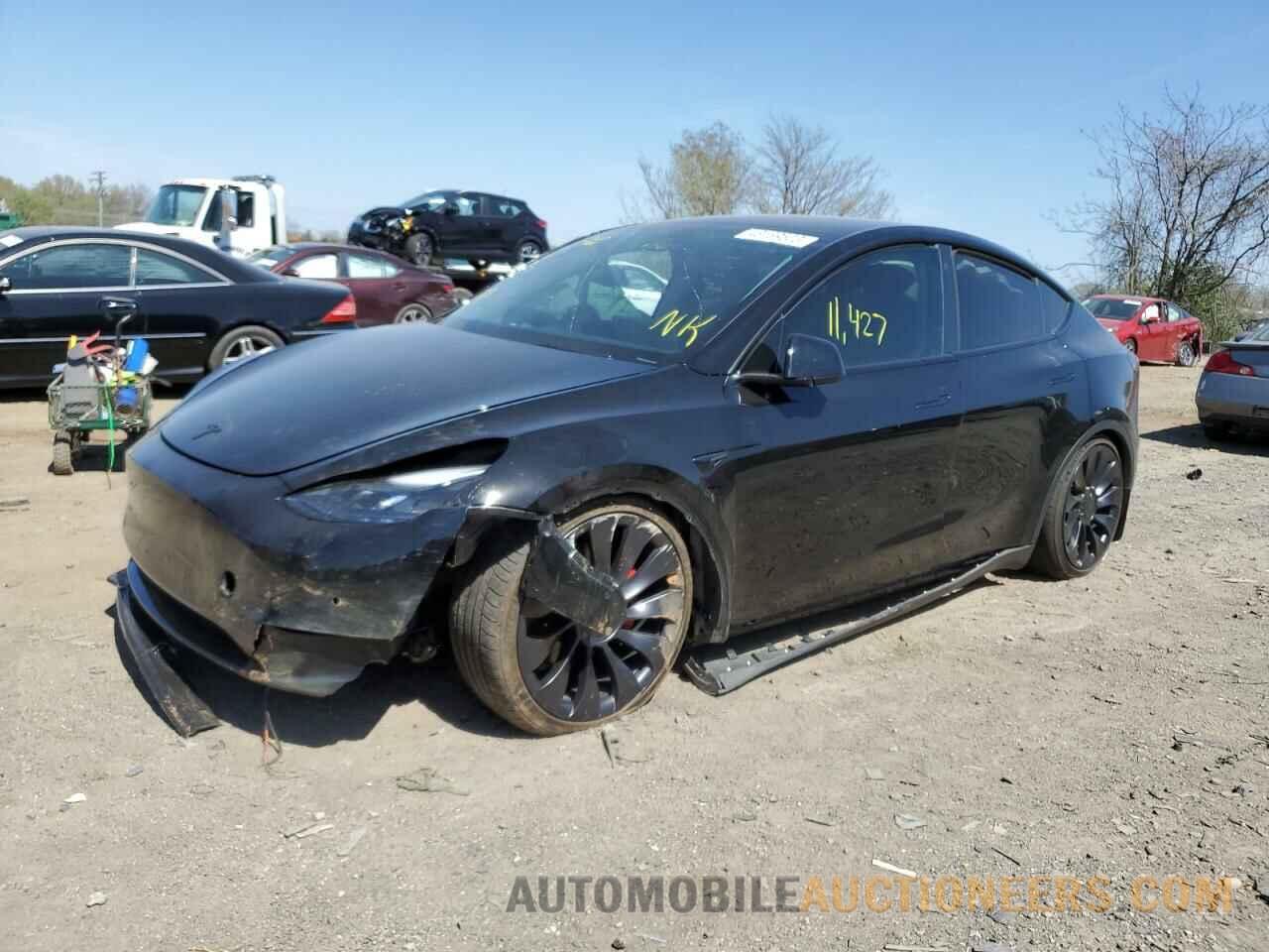 7SAYGDEFXNF457185 TESLA MODEL Y 2022