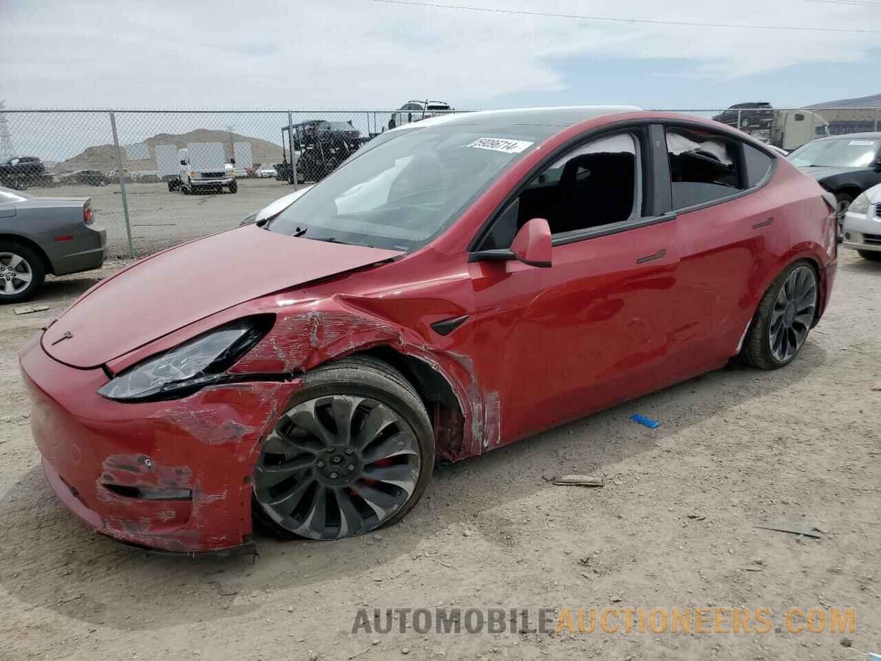 7SAYGDEFXNF487013 TESLA MODEL Y 2022