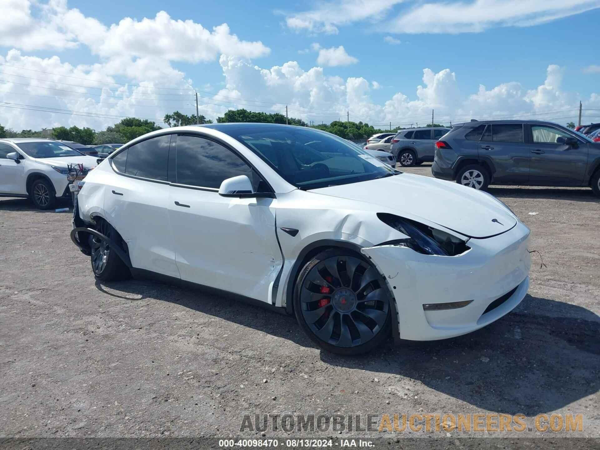 7SAYGDEFXNF505686 TESLA MODEL Y 2022