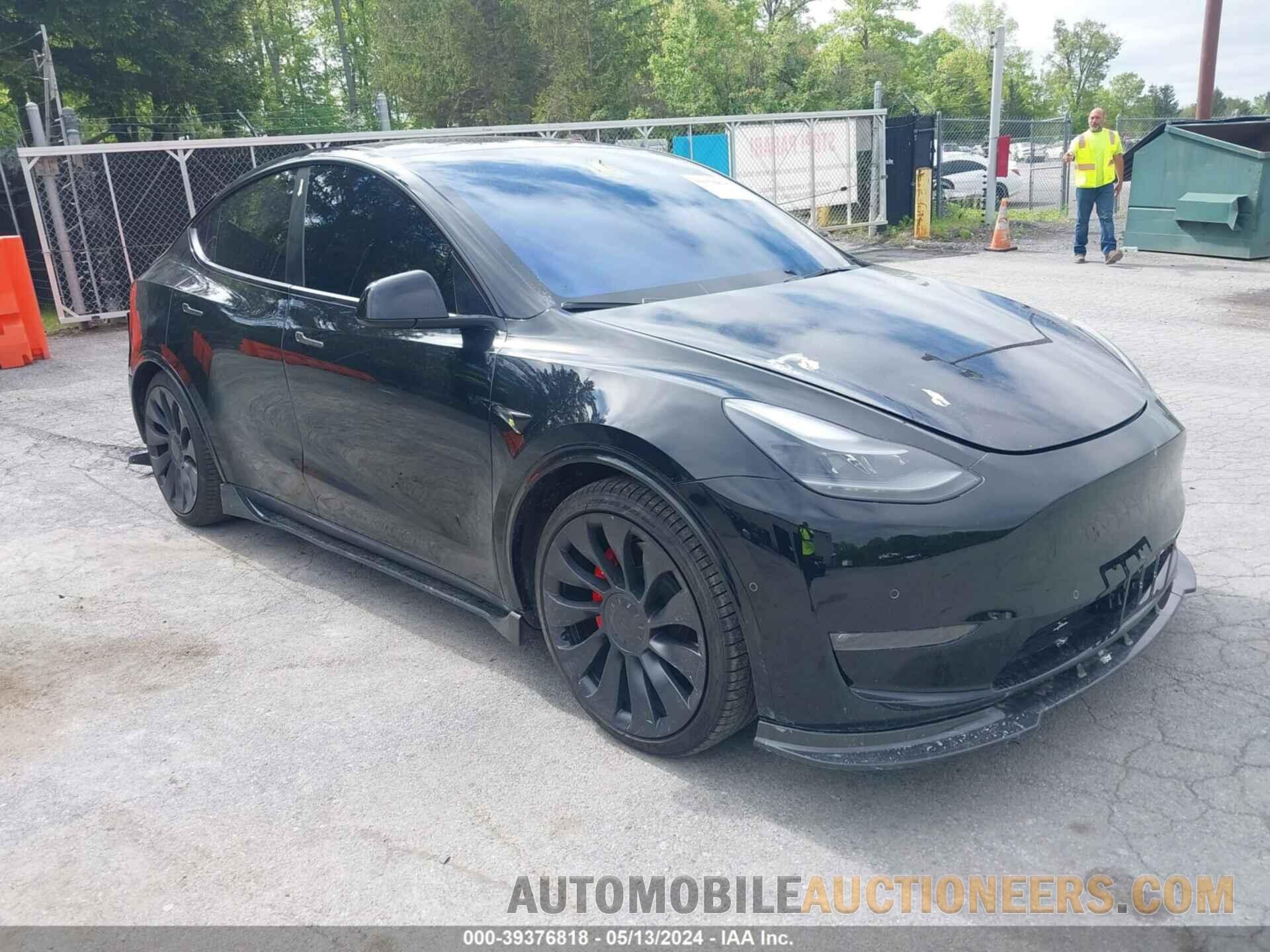 7SAYGDEFXNF545847 TESLA MODEL Y 2022