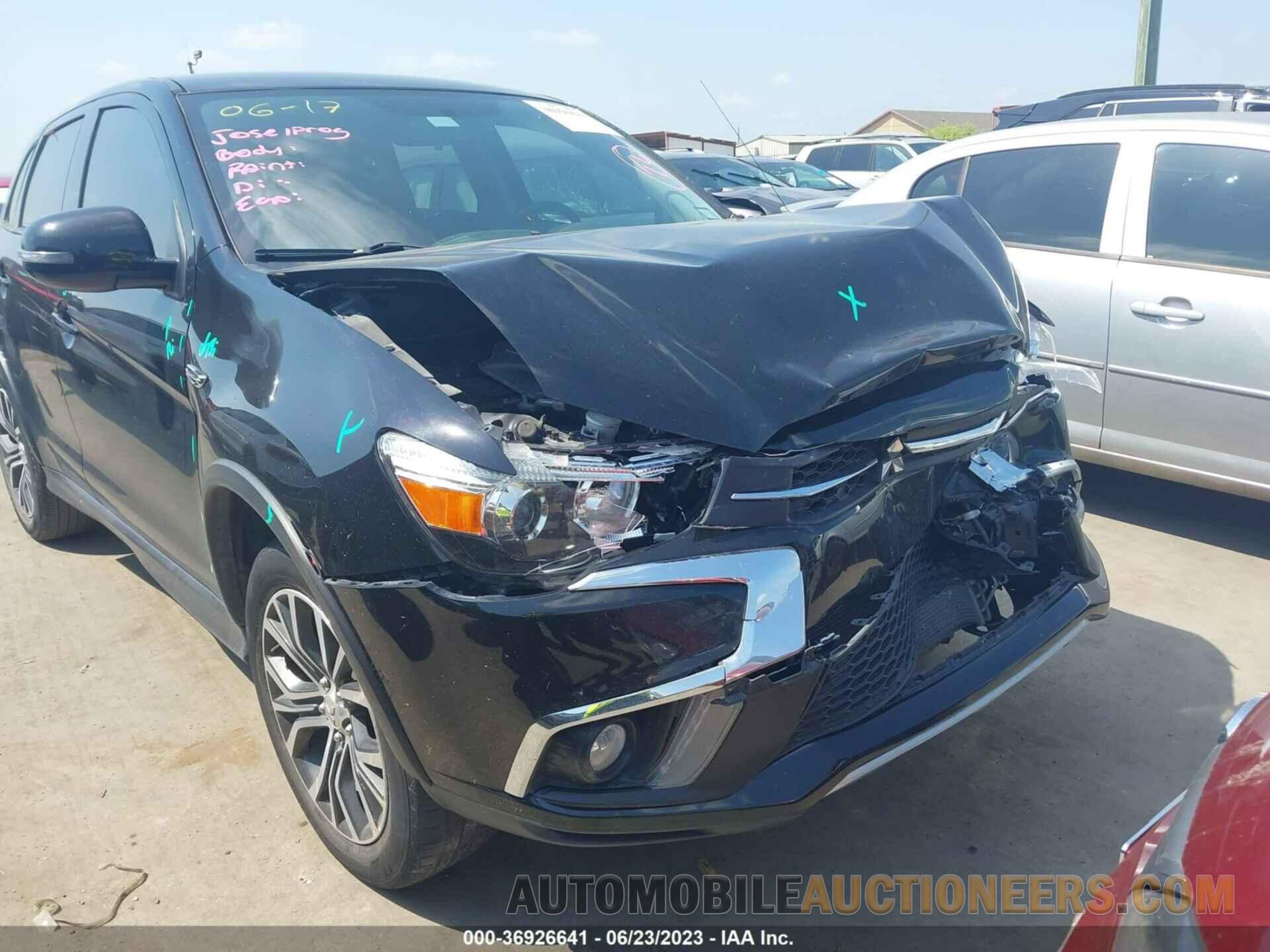 JA4AP4AU7KU013438 MITSUBISHI OUTLANDER SPORT 2019