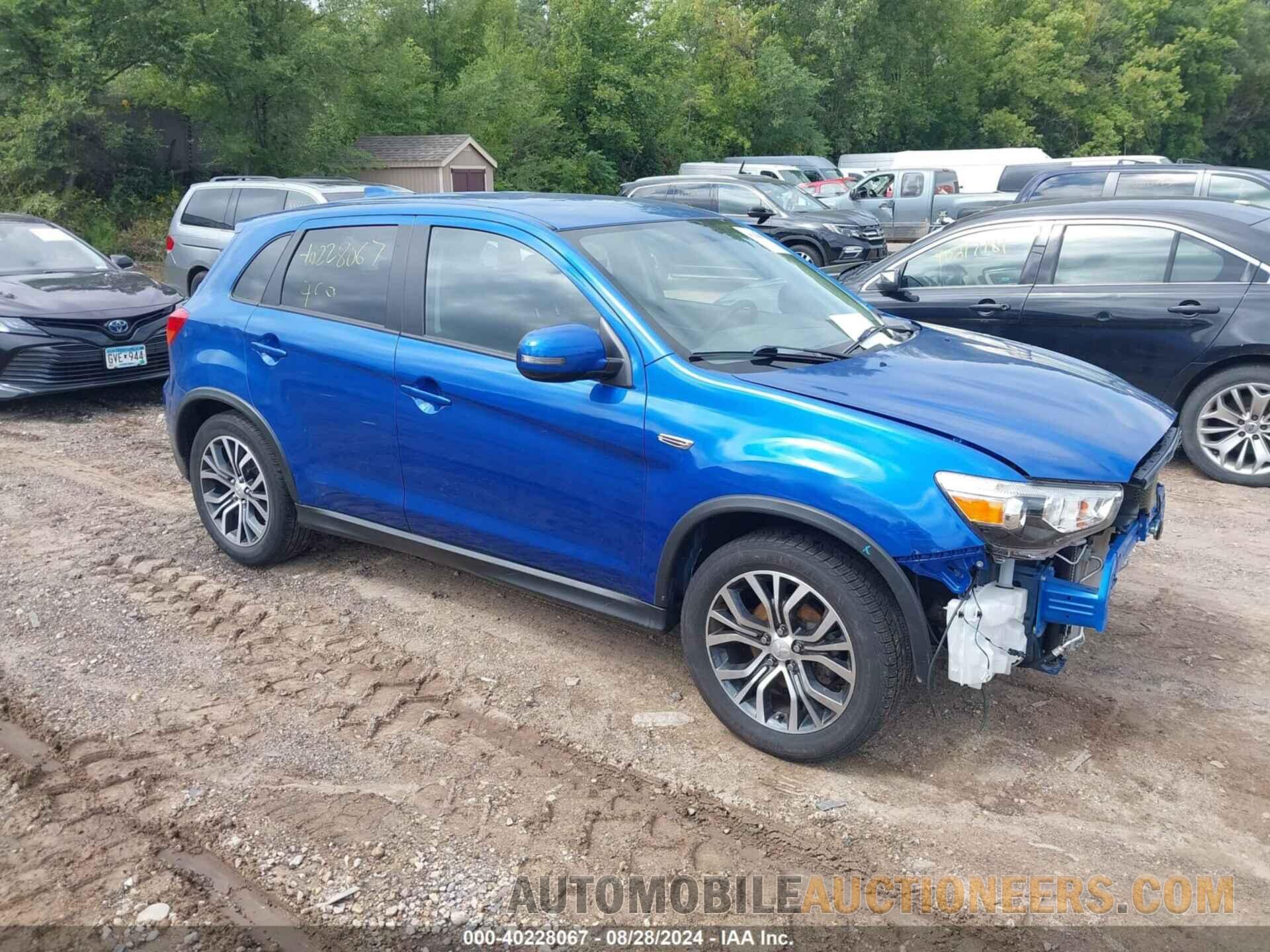 JA4AR3AU9KU002168 MITSUBISHI OUTLANDER SPORT 2019