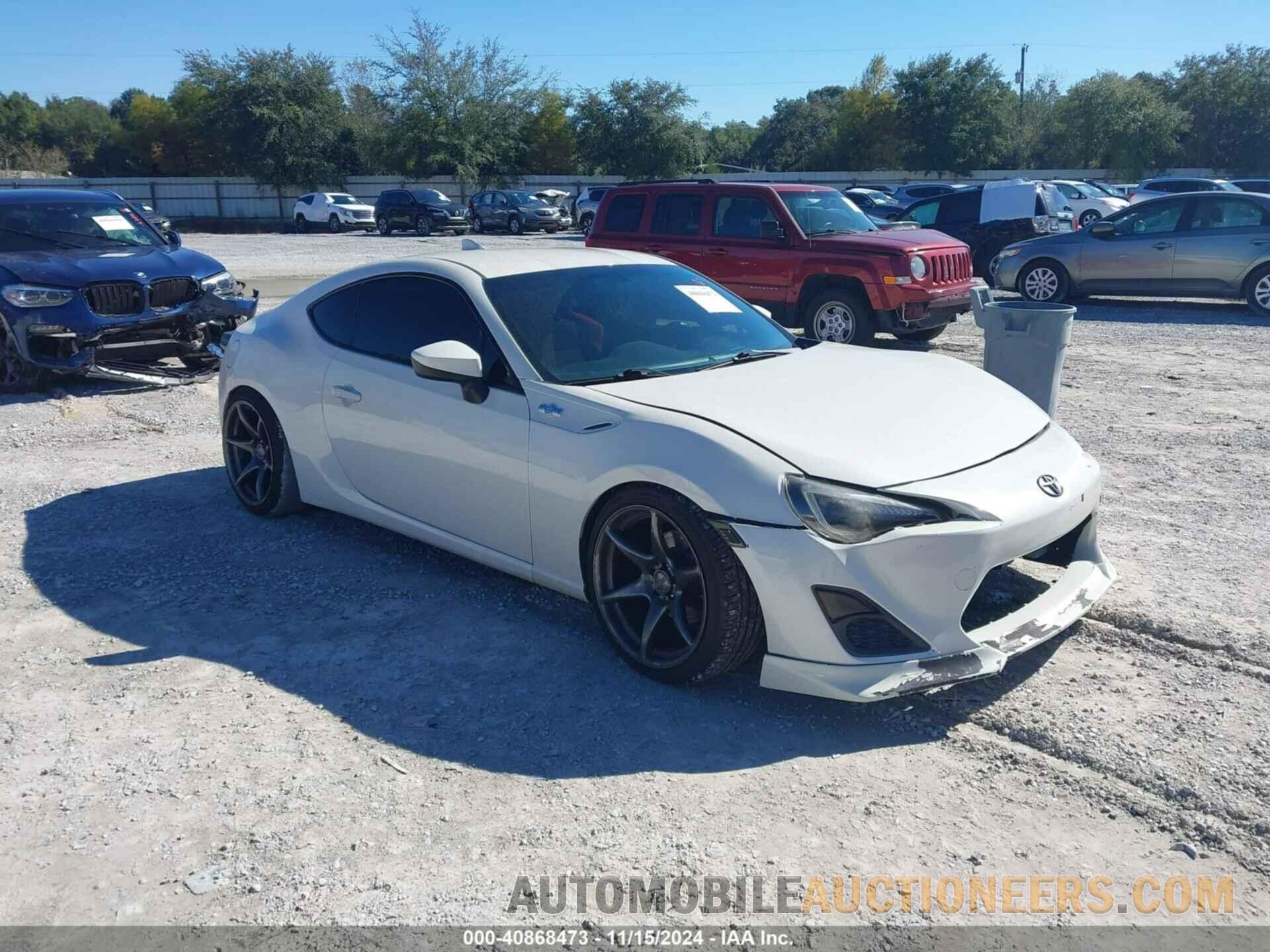 JF1ZNAA10G8707817 TOYOTA SCION FR-S 2016