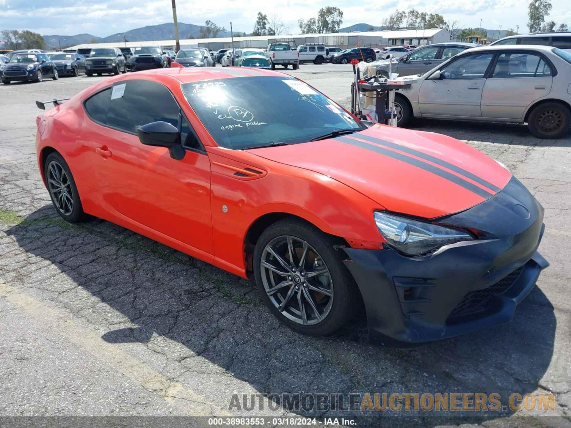 JF1ZNAA12H9708785 TOYOTA 86 2017