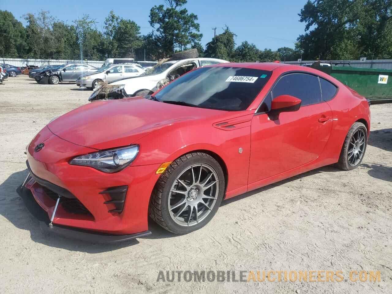 JF1ZNAA14H8705697 TOYOTA 86 2017