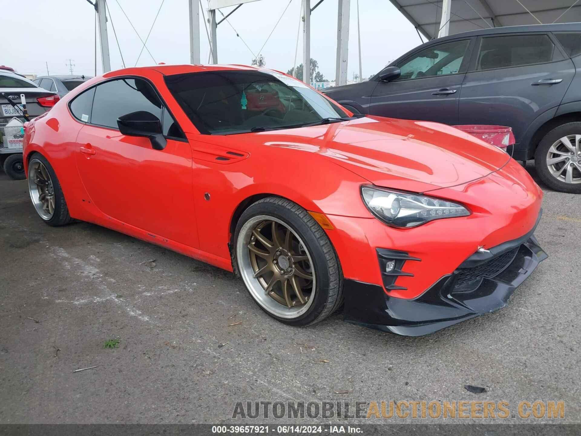 JF1ZNAA16H8708603 TOYOTA 86 2017