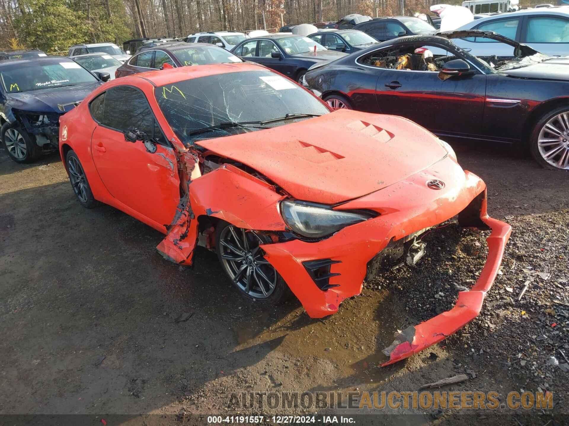 JF1ZNAA17H9708233 TOYOTA 86 2017