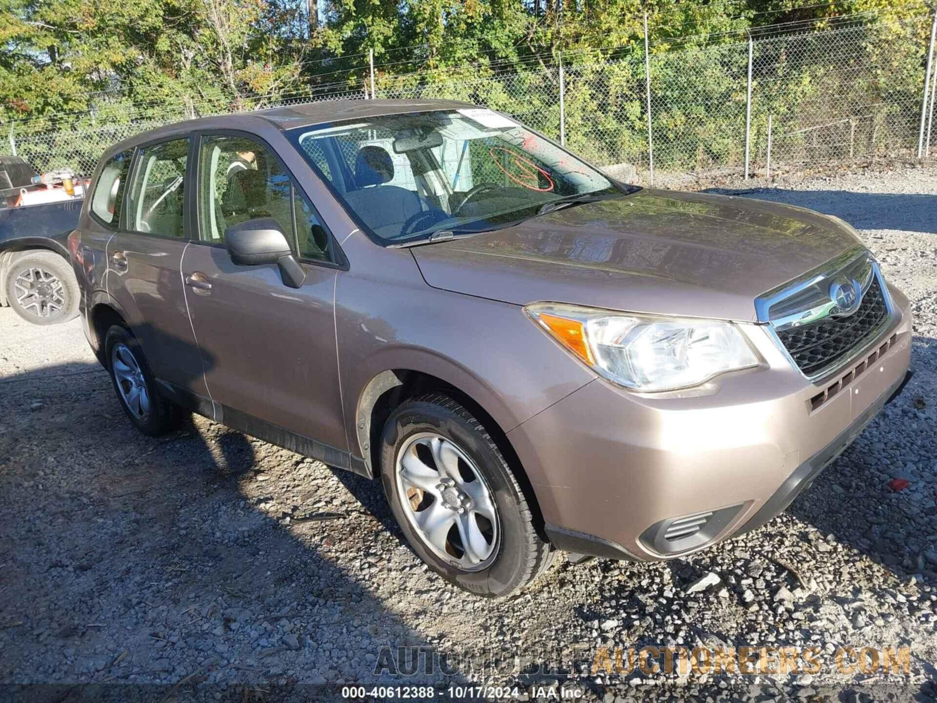 JF2SJAAC0EH467353 SUBARU FORESTER 2014