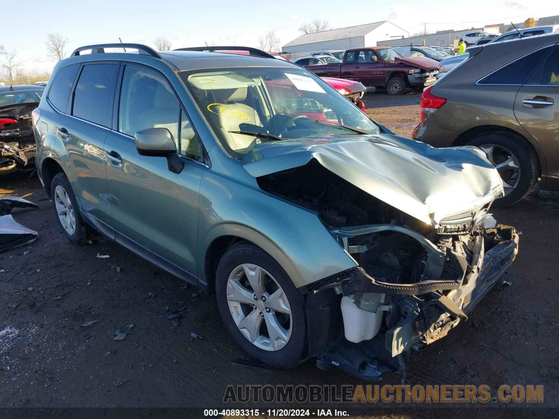 JF2SJAHCXFH826487 SUBARU FORESTER 2015