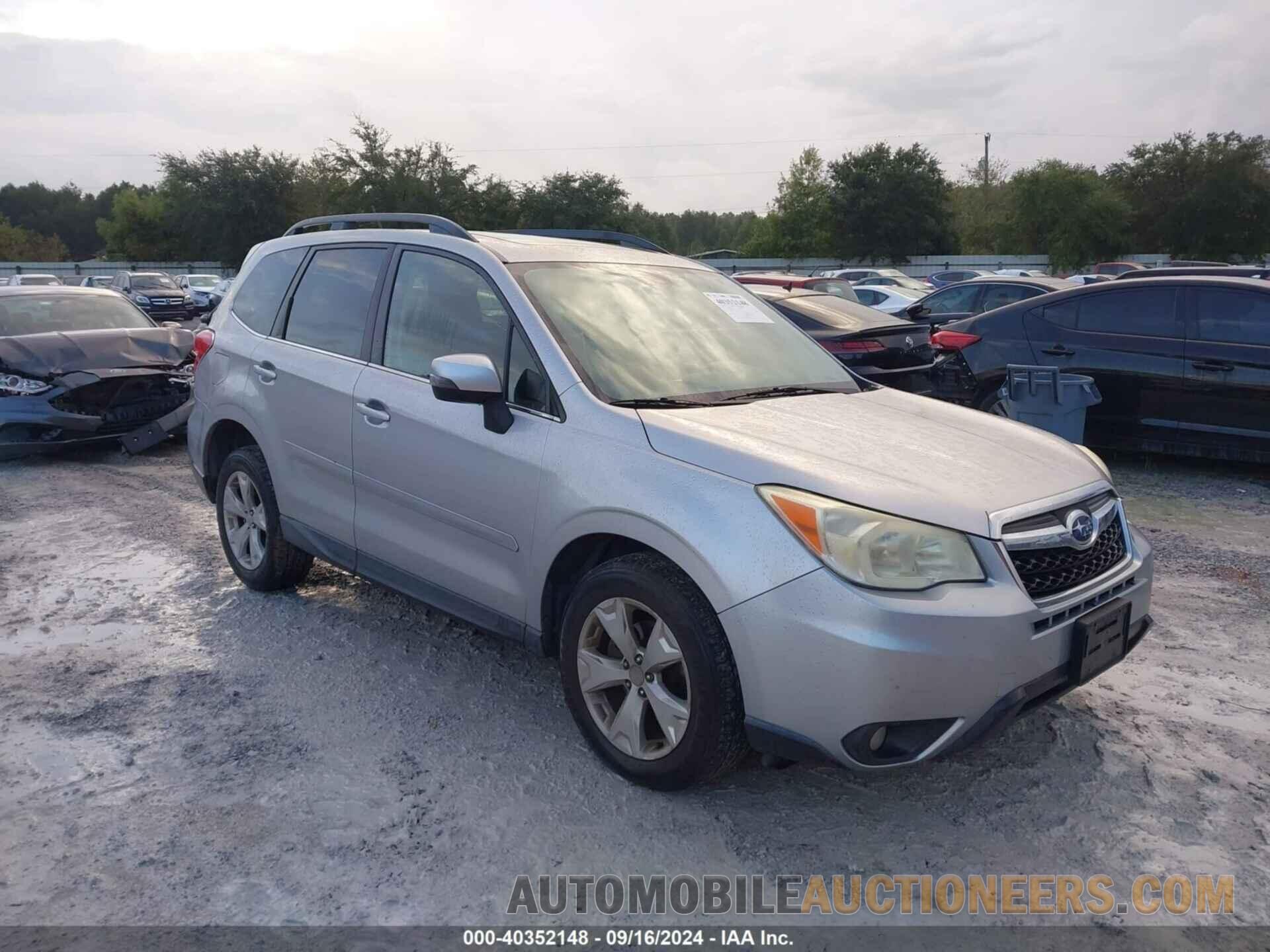 JF2SJAPC3EH550590 SUBARU FORESTER 2014