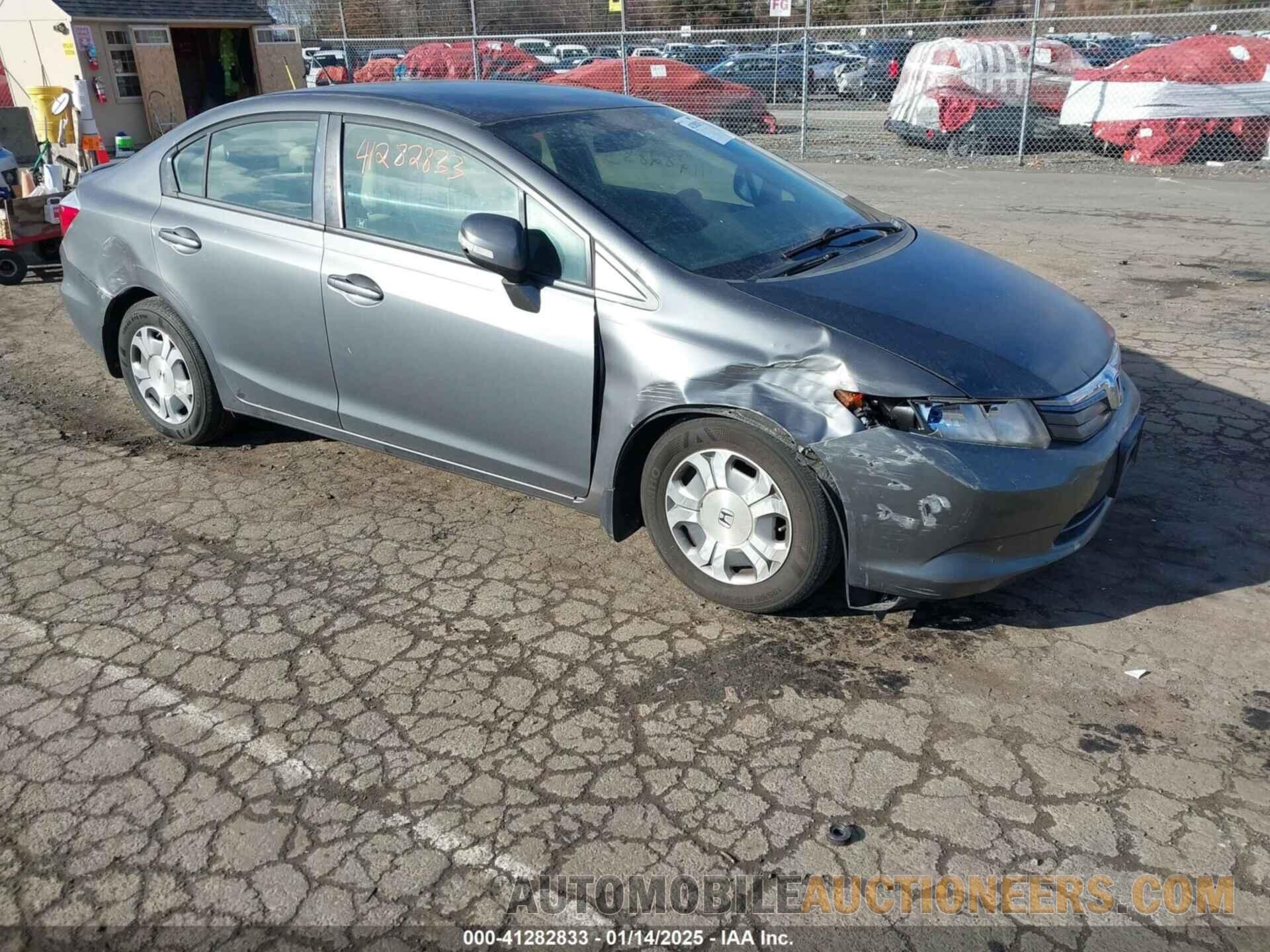 JHMFB4F25CS005156 HONDA CIVIC HYBRID 2012